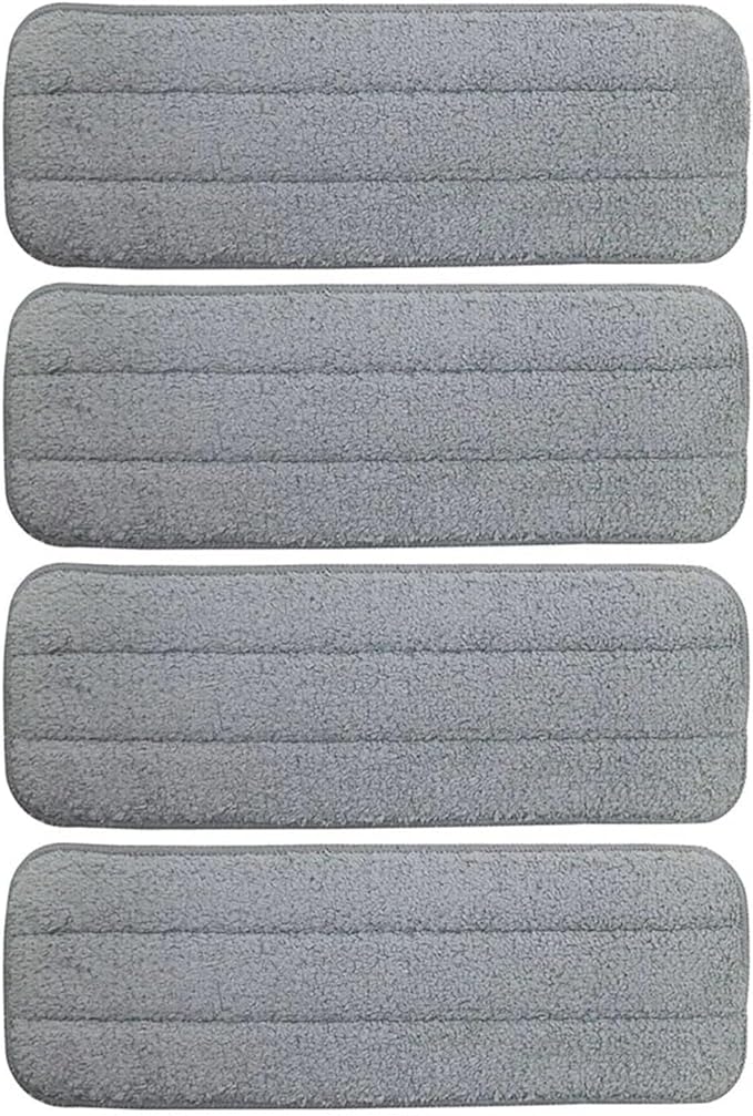 1-4 Pcs Replacement Mop Cloth Rags Compatible with Xiaomi Deerma TB500 TB800 Water Spray Mop 360 Rotating Cleaning Cloth Head(Dark khaki)