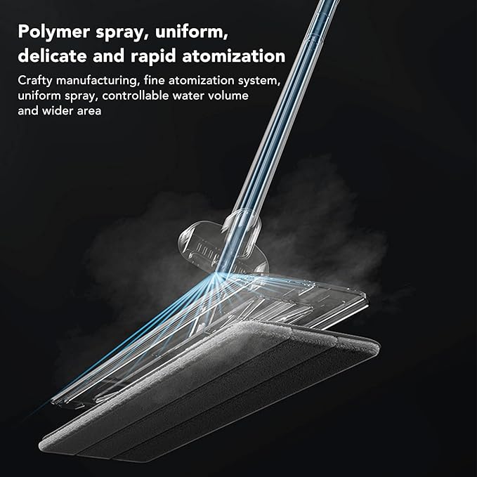 Spray Mop for Floor , Wet Dry Microfiber Mop with Large Capacity Bottle, 360° Rotating Wet Jet Power Mop, Household Flat Dust Mop for Hardwood, Laminate, Tile (38CM Panel)