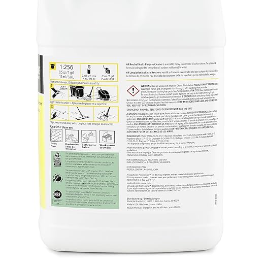 Sustainable Earth Neutral All‑Purpose Cleaner, #64, 1‑Gallon Bottles, 4/Carton — Multi‑Surface pH‑Neutral Cleaning Concentrate for Commercial Floors & Hard Surfaces