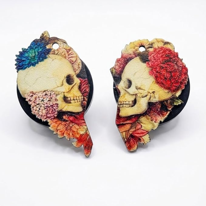 Car Air Vent Clips，Car Air Fresheners Vent Clips Car Diffuser Vent Clip，Car Decoration Cute Car Interior Decor，Car Accessories for Women (2 Pcs Love Skull)
