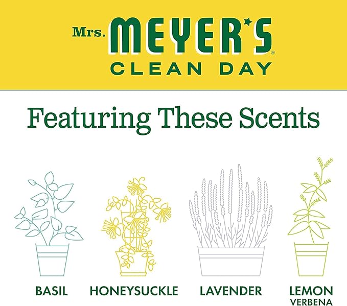 Mrs. MEYER'S Clean Day All-Purpose Cleaner Spray, Honeysuckle, 16 Fl Oz. (Pack of 12)