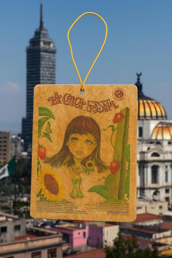 15 Pcs LA Chica Fresita CAR AIR FRESHENER Aromatizante de Mexico placa Fresa de papel