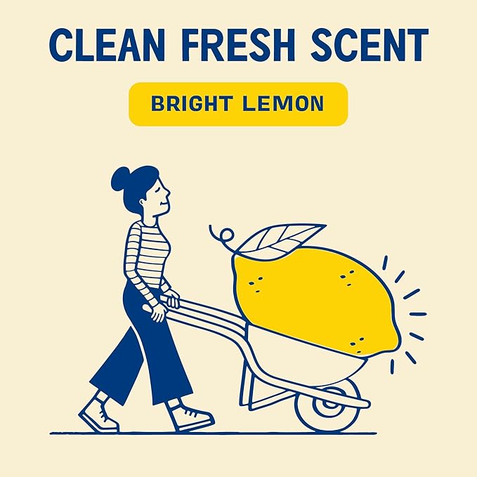 Aunt Fannie's Sink Refresher, Bright Lemon Powder Scrub and Odor Minimizer for Sinks, Drains and Garbage Disposals, 16 Ounces (Pack of 1)