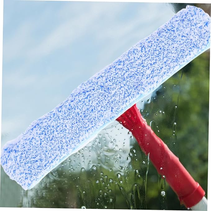 Washable Window Cleaner Window Cleaning Tools Glass Scrubber Sleeve Replacement Head No Streak Glass Cleaner