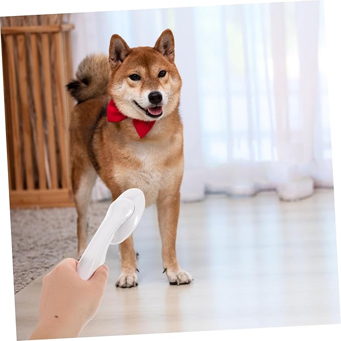 HOMSFOU Static Lint Brush for Pet Hair Removal Fabric Lint Cleaner Brush for Home Travel