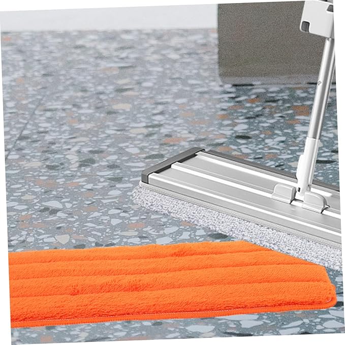 5pcs Fiber Mop Pads Replacement Reusable Cleaning Pads for Mops for Hardwood Tile Laminate Floors Compatible Various Types