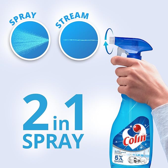Glass Cleaner Pump 2X More Shine with shine Boosters - 500ml