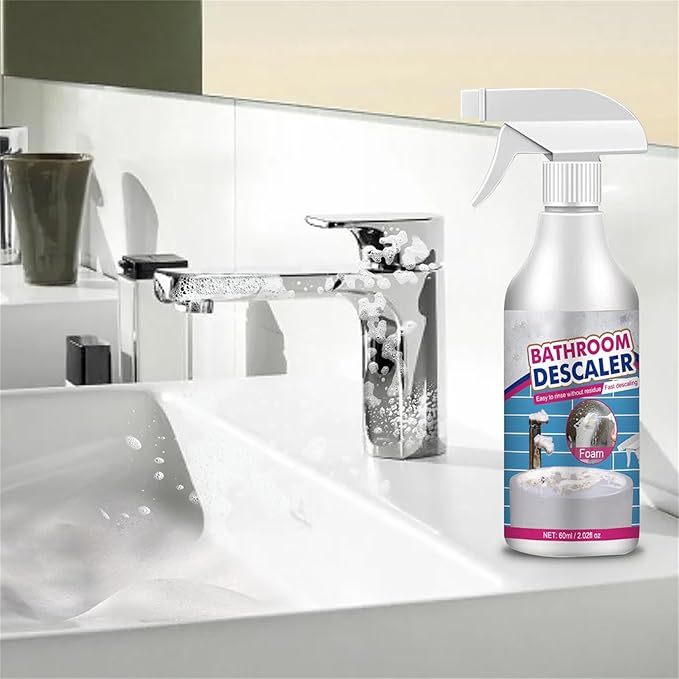 VIED Bathroom Descaler Cleaner, Bathroom Descaler Stubborn Stains Cleaner, Bathroom Descaler Foam Cleaner (1)
