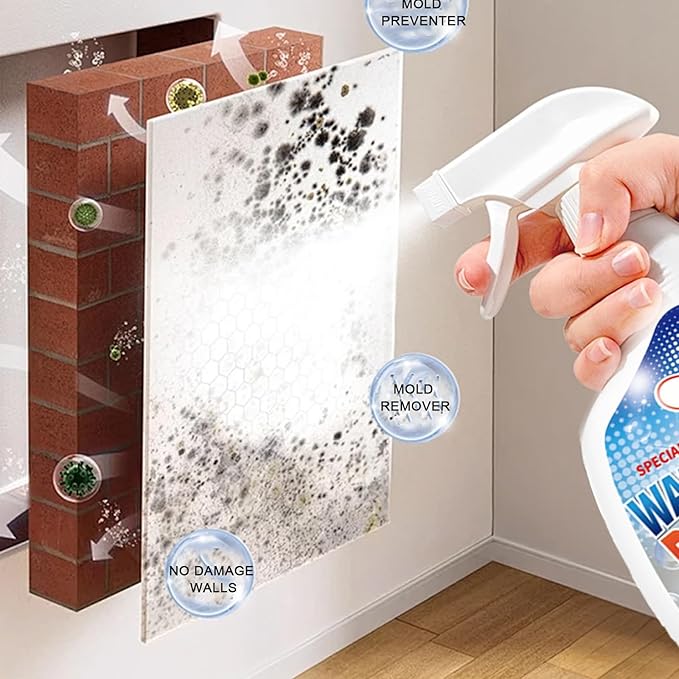 BTDECLAR Highly Effective Removal Spray, 2026 Upgrade Wall Cleaner Spray, Wall Remover Multi-Surface Cleaning Solution, Dirt, Dust And Stain Remover, for Wood,Tile,Fabric,Bathrooms,Kitchens (2pcs)