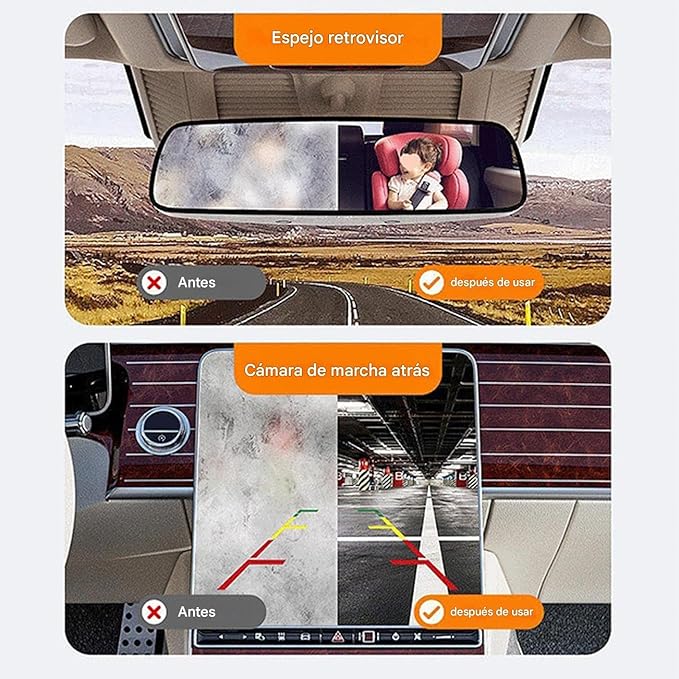 Anti-Fog Spray For Windscreen | Waterproof Anti-fog Spray 100ml For ,Car SUV Truck Mirror Glass Coating Cleaner | Window Film Mirrors Pue
