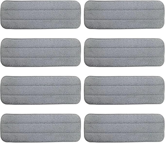 Mop Compatible with Deerma TB500 TB800 Compatible with Xiaomi Mijia Deerma Water Spray Mop 360 Rotating Cleaning Cloth Head Wooden Carbon Fiber Cloth(8 PCS)