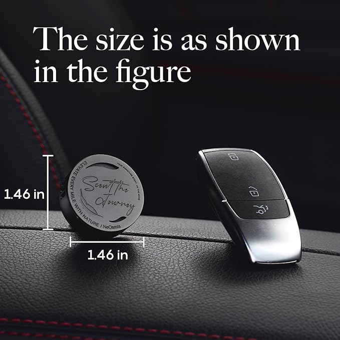 Car Air Freshener Vent Clip, 5 Pack Refills, Essential Oil Car Diffuser (1 Metal Clip + 5 Fragrance Pads), Long Lasting 80 Days, Easy to Clip on Vent,Black Floral Bomb