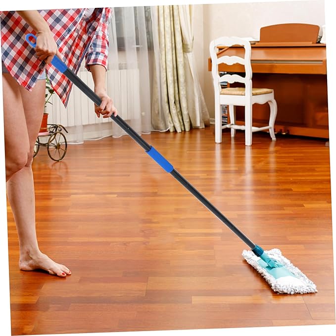 Mop Handle Replacement Section Extendable Pole Compatible with Spin Mops Brushes and Dusters for Versatile Floor Cleaning Hard to Reach Areas