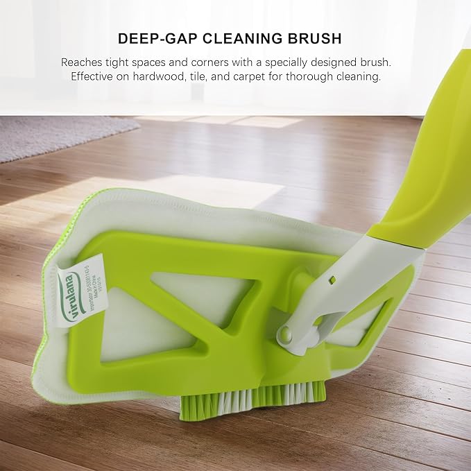 360°Rotating Spray Mop,Dust Mop with Water Spray Bottle for Floor Cleaning,Reusable Washable Microfiber Pads for Hardwood Tile Floors