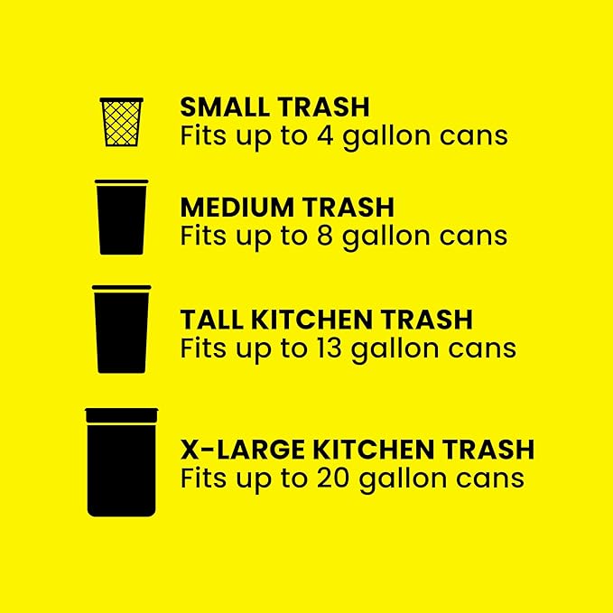 Glad ForceFlex Tall Kitchen Trash Bags,13 Gallon,Gain Original,(Package May Vary),140 Count (Pack of 2)
