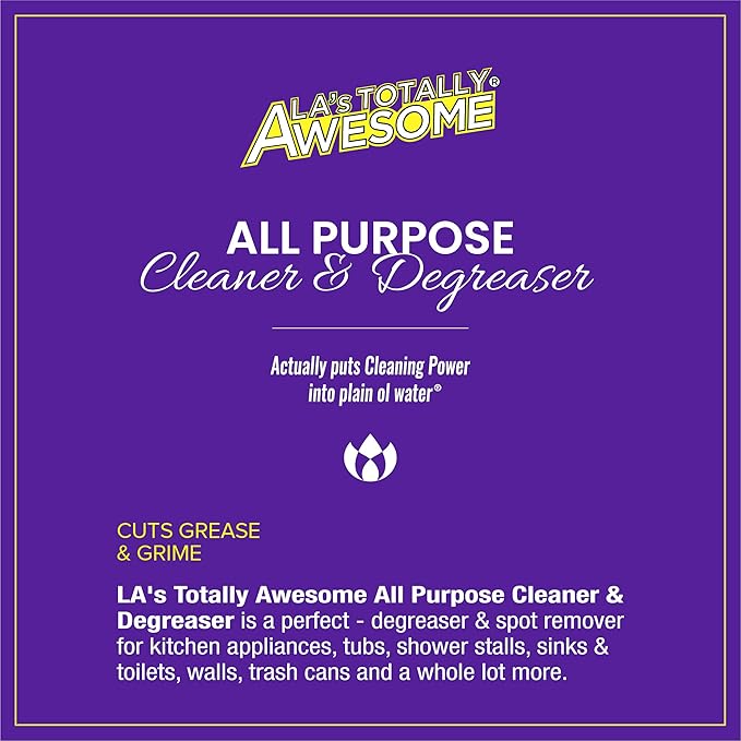 La's Totally Awesome All Purpose Cleaner 64 oz + All Purpose Cleaner Lavender Burst Plant-Derived Spray 32oz (Pack of 3)
