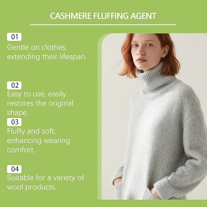 Organic Wool Care for Restoring Wool and Silk, Returns the natural elasticity to woolen fabrics Wool Sweater Shrinkage Repair & Restoration Solution