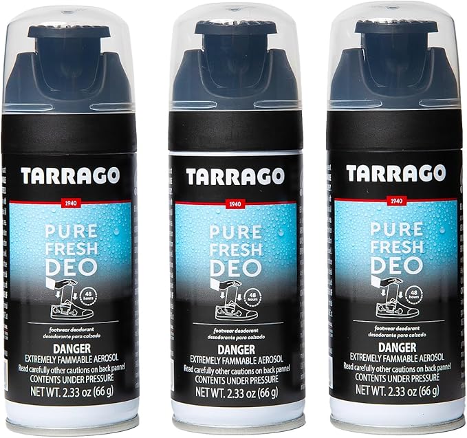 Tarrago Shoe Freshener & Foot Odor Eliminator Spray- Shoe Deodorizer 3x100mL