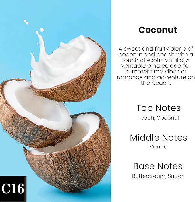 C Classy Car Air Freshener Hanging 2 Pack, Coconut Essential Oil Diffuser for Cars, Long-Lasting Fragrance, Cute Car Accessories, C ar air Fresheners for Women & Men Gift, Made in USA