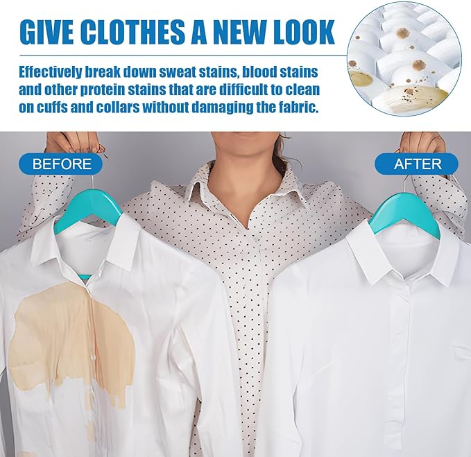 5 Bottles Clothing Emulsifier - Natural Non Ionic Stain Remover, Stains Remover For Clothes Laundry, Powerful Laundry Stain Removers Spray, No Damage Fabric Spot, Suitable For All Clothes (5)