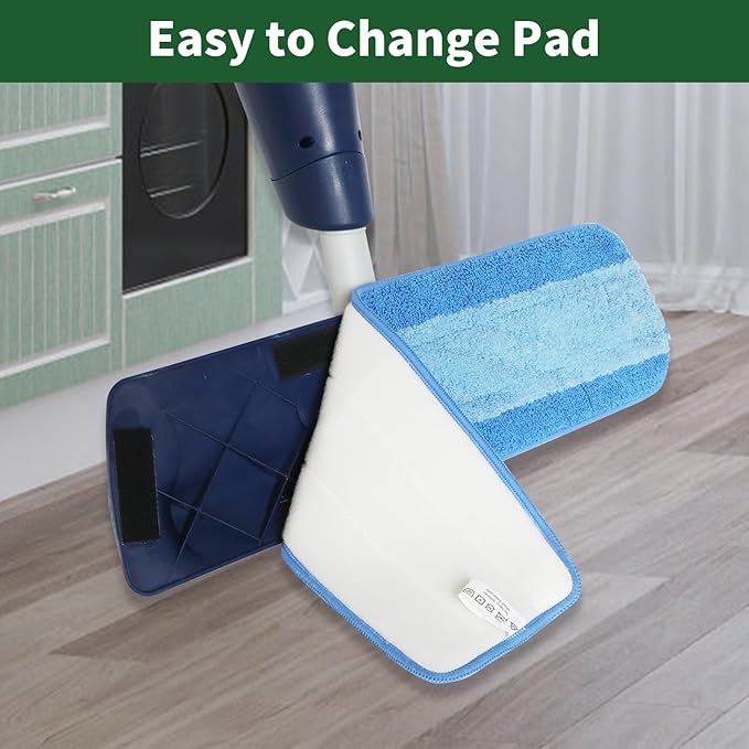 36 Pack Microfiber Cleaning Pads, Reusable Microfiber Mop Pads for 18 Inch Mop, Hardwood Floor Replacement Cleaning Mop Pads, Machine Washes