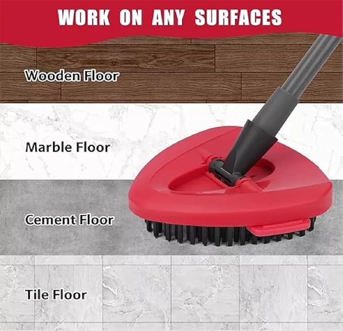 2 Pack Scrub Brush Replacement Head Spin Mop Head Base Hard Bristle Cleaning