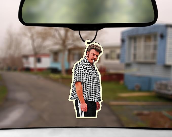 Trailer Park Boys Funny Car Air Freshener 3 PACK - Three Funny Hanging Car Air Freshener, Ricky, Julian, Bubbles - Funny Car Accessories for Men & Women
