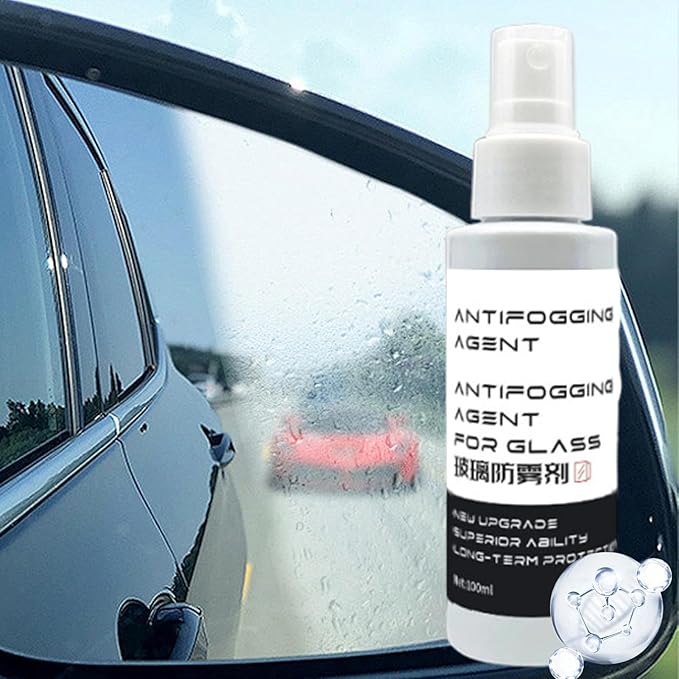 Anti-Fog Spray For Windscreen | Waterproof Anti-fog Spray 100ml For ,Car SUV Truck Mirror Glass Coating Cleaner | Window Film Mirrors Pue