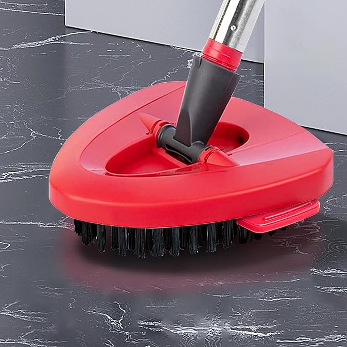 Spin Mop Replacement Head Base Scrub Brush Floor Scrub Brush | Triangle Floor Scrubber Mop Replace Head Base,Microfiber Spin Mop,Floor Scrubber,Hard Bristle Cleaning Brush for Kitchen,Tile,Hard Floor
