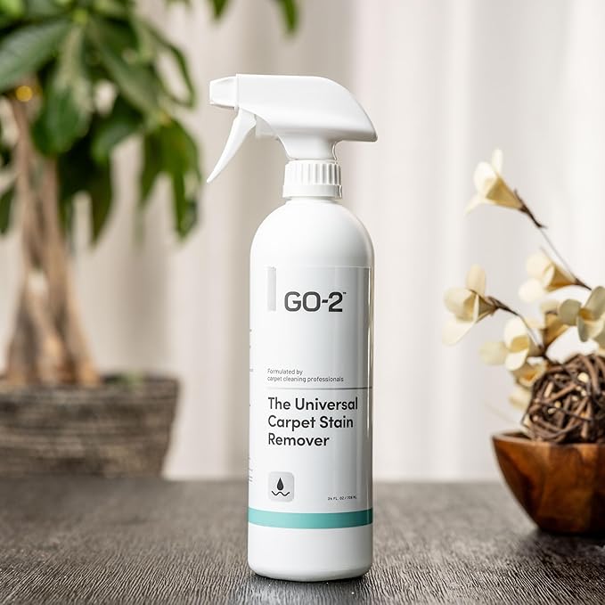 GO-2 Universal Carpet Stain Remover, Liquid, Citrus Scent, 24 OZ, Scented, for Carpet