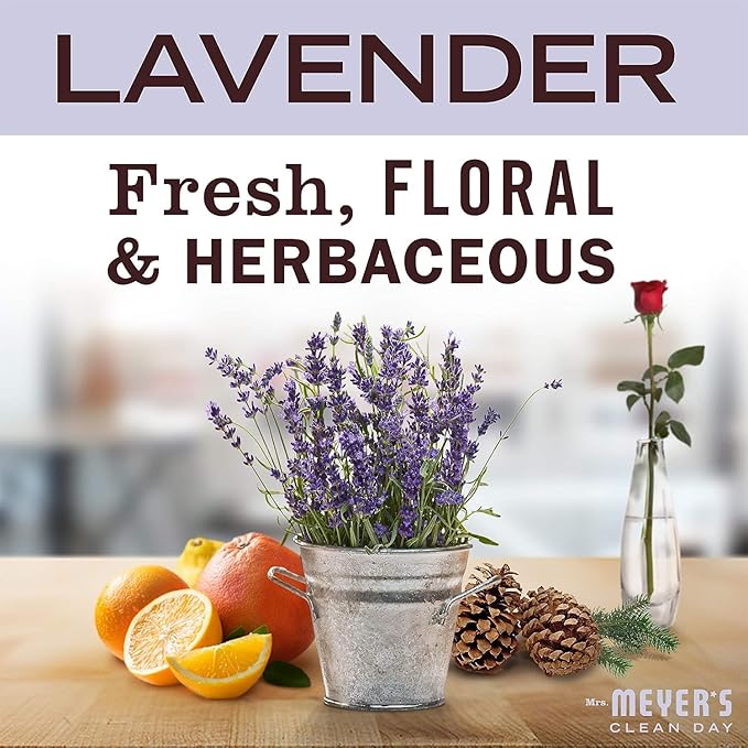 Mrs. Meyer’s Clean Day Lavender Laundry Detergent Concentrated Loads Per Bottle (64 Fl Oz (Pack of 3))