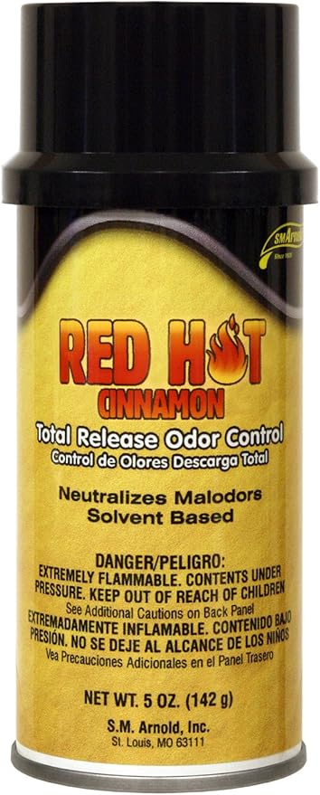 S.M. Arnold Total Release Fogger – Advanced Odor Counteractant for Malodors (Urine, Smoke, Cooking & More), Neutralizes & Destroys Odors in Large Spaces up to 6,000 Cu. Ft., Cinnamon