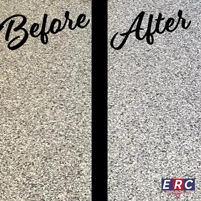 #1 Epoxy Cleaner – Concentrated Formula (1 Gallon) | Helps Removes, Oil Stains | No Haze or Sticky Residue | For Epoxy Floors & Sealed Concrete |*Results depend on topcoat condition