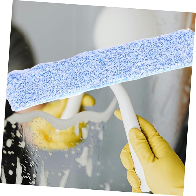 Window Cleaner Tool Glass Cleaning Window Wiper Reusable Sleeve Home Bathroom Use