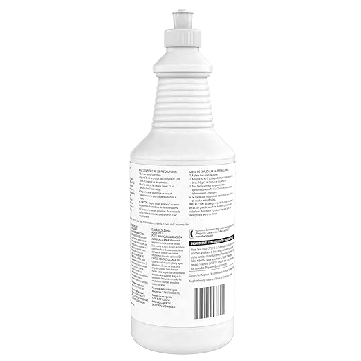 Diversey 95002620 Defoamer Liquid for Carpet Cleaner Extraction Machines, Tanks & AutoScrubbers, Ready-to-Use Squeeze Bottle, 32-Ounce (Pack of 6)