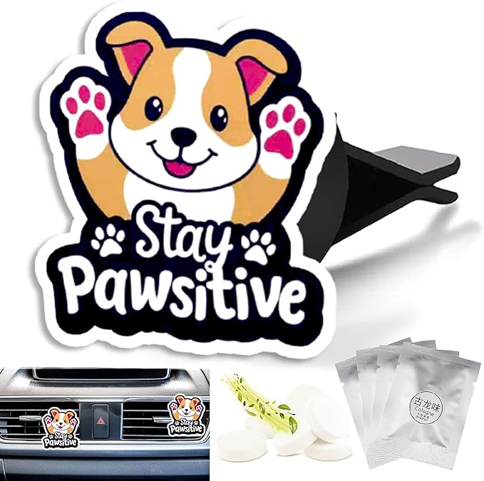 Cute Car Air Freshener Clips Dog Car Vent Clips Dog Cars Scents Cologne Air Conditioner Clip Auto Vent Interior Decoration Cars Accessories Dogs Gifts for Men Women,Friends