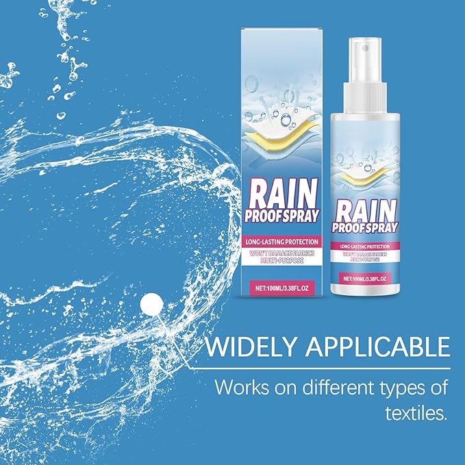TBTFW Waterproofing Spray, Water Repellent Spray for Clothes, Long-Lasting Water Repellent Protection, Suitable for Sports Equipment, Outdoor Clothing, Shoes(3.38 Oz)