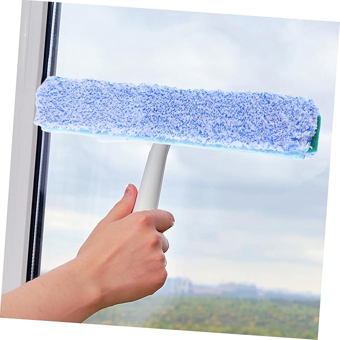 Washable Window Cleaner Window Cleaning Tools Glass Scrubber Sleeve Replacement Head No Streak Glass Cleaner