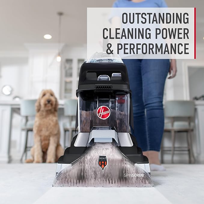 Hoover Oxy Carpet Cleaner Solution, 116 oz., Ocean Breeze Scent, Deep Cleaning Carpet Shampoo Solution, Removes Tough Colored Stains from Carpet and Upholstery, Pair Carpet Cleaner Machine
