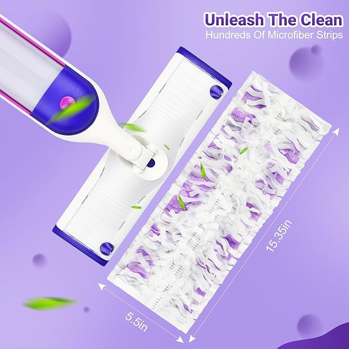 32 Count Disposable Power mop Refills for Swiffer Power Mop Multi-Surface and PowerMop Wood, Unscented Powermop Clean Replacement Mopping Pad