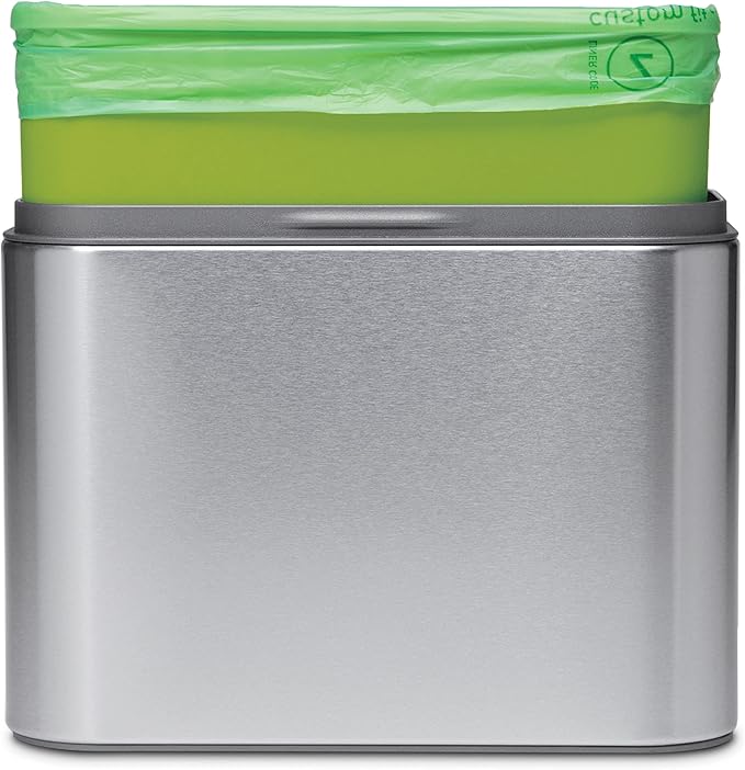simplehuman Code Z 30 Count, Genuine Custom Fit Liner, Compostable Trash Bags in Dispenser Packs