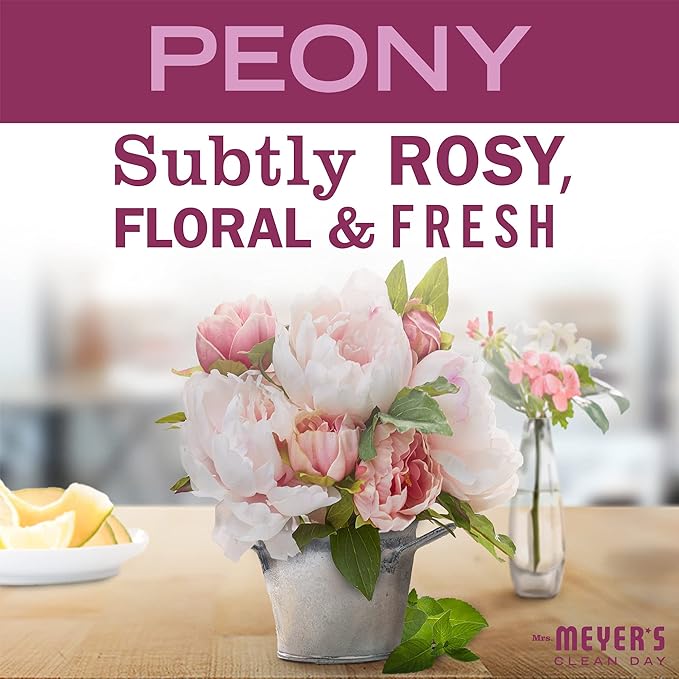 Mrs. MEYER'S CLEAN DAY All-Purpose Cleaner Spray,Peony,16 fl. oz,(Pack of 6)