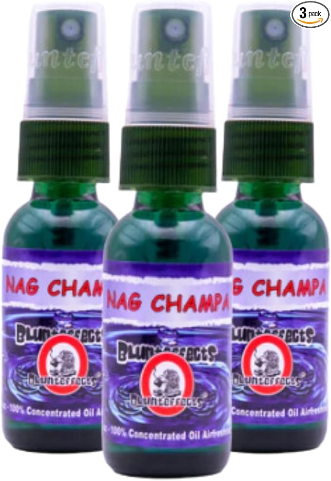 Blunteffects Blunt Effects 100% concentrated Air Freshener Oder Neutralizing Spray (nag champa 3 Pack)