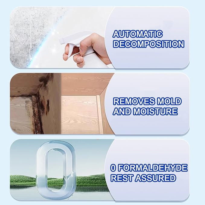 BTDECLAR Highly Effective Removal Spray, 2026 Upgrade Wall Cleaner Spray, Wall Remover Multi-Surface Cleaning Solution, Dirt, Dust And Stain Remover, for Wood,Tile,Fabric,Bathrooms,Kitchens (2pcs)