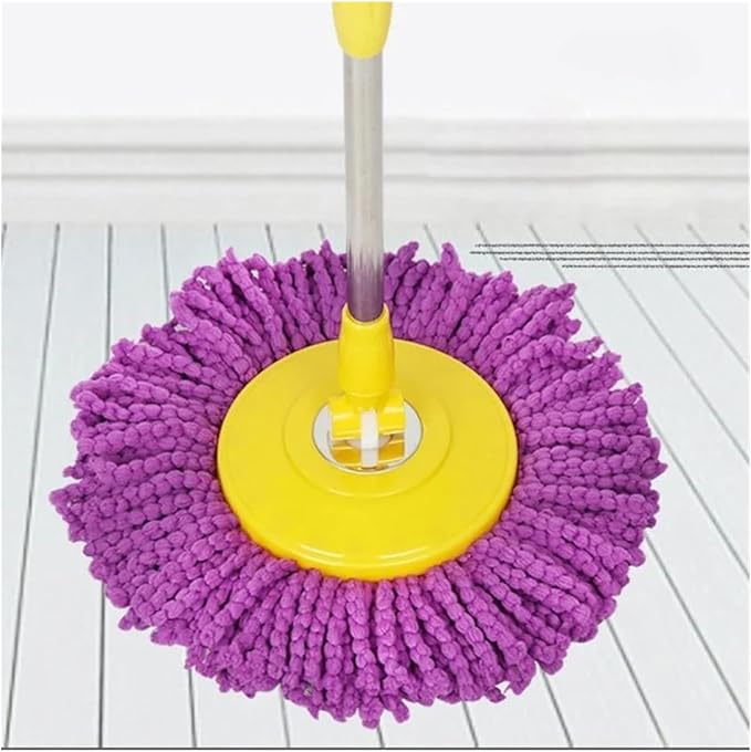 Rotating Mop Replacement Cloth Spin for Wash Floor Squeeze Mops Lazy Utensils Rag Cleaning Tools Household Cloths Microfiber(Gn)