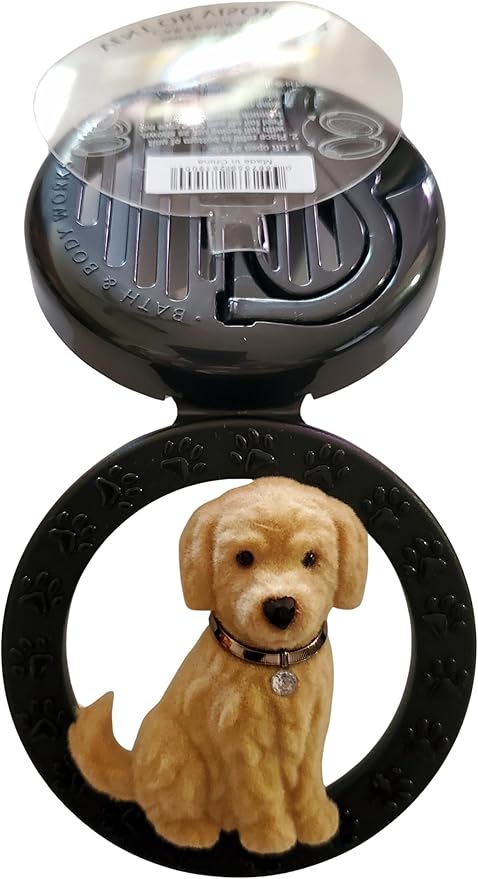 Bath and Body Works Dog With Collar Car Visor Fragrance Holder Easy To Open