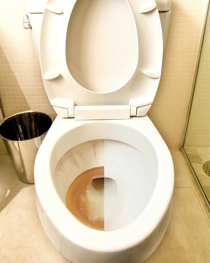 Iron OUT Automatic Toilet Bowl Cleaner, Repel Rust and Hard Water Stains with Every Flush, Household Toilet Cleaner, Pack of 1, 6 Tablets