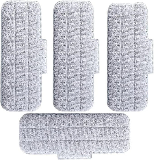 Compatible For Mijia， Compatible For Deerma，Replace Mop Cloth Rags Water Spray Mop 360 Rotating Cleaning Cloth Head Wooden Carbon Fibe(8pcs)