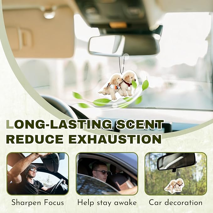 Custom Air Freshener for Car - Double Sided Photo Personalized Car Scents Air Freshener, Smell Air Fresheners With Picture for Wardrobe, Bathroom,Hanging Ornaments (Crop-1pcs)