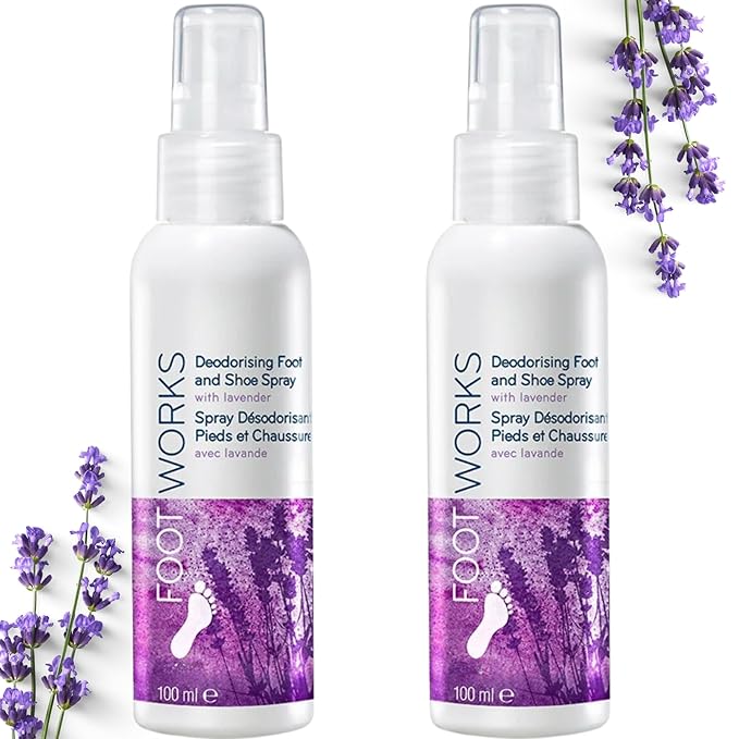 Foot And Shoe Spray With Lavender- Anti Odor- 2Pcs Set